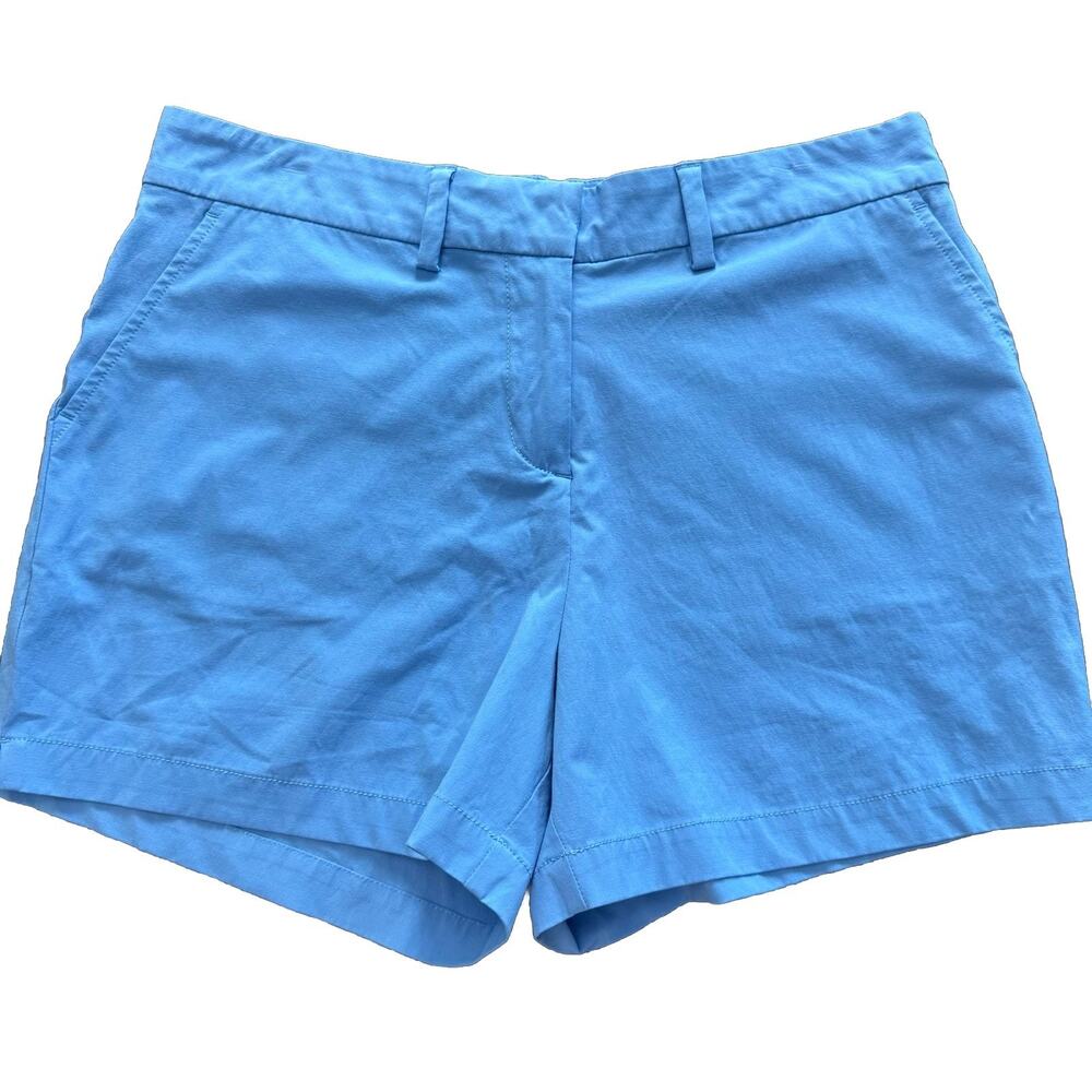 Southern Tide Womens 8 Blue Chino Shorts Stretch Preppy Casual Summer